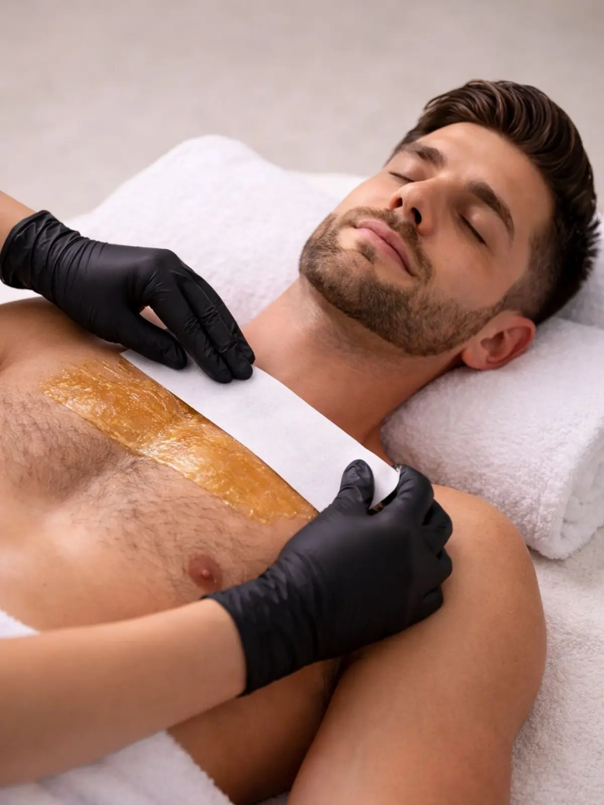 Full upper body waxing London